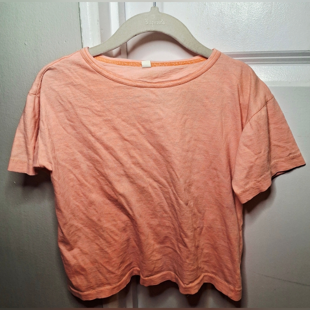 Vintage 80s Peach Short Sleeve T-Shirt (6)